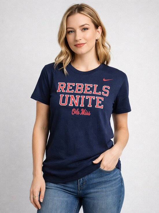 Nike Tops - Nike Ole Miss Rebels "Rebels Unite" T-Shirt Size Small